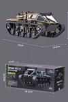 2026 Newly Upgraded All-Terrain Tracked 4WD Drift Off-Road Tank Remote Control Car