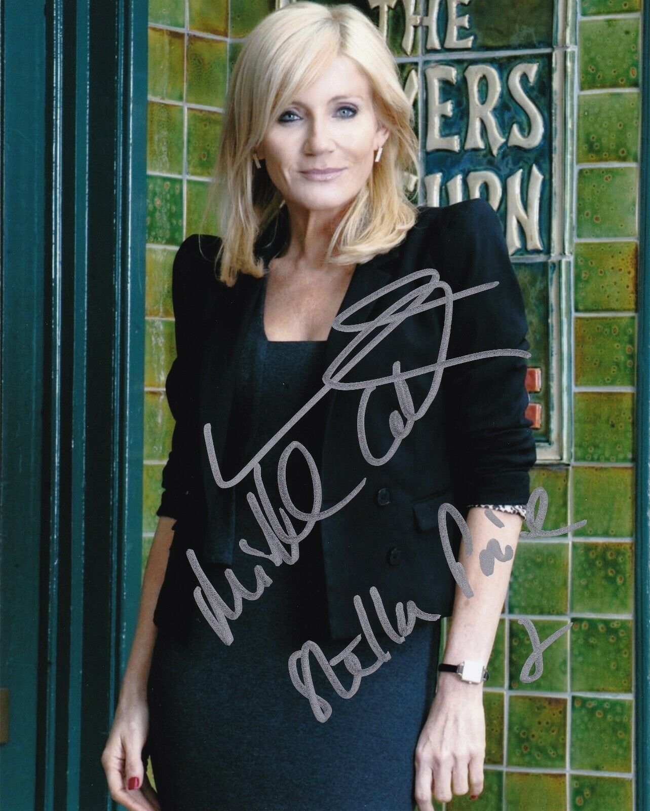 Michelle COLLINS - 10x8 Signed Autograph Photo Poster painting UACC RD COA