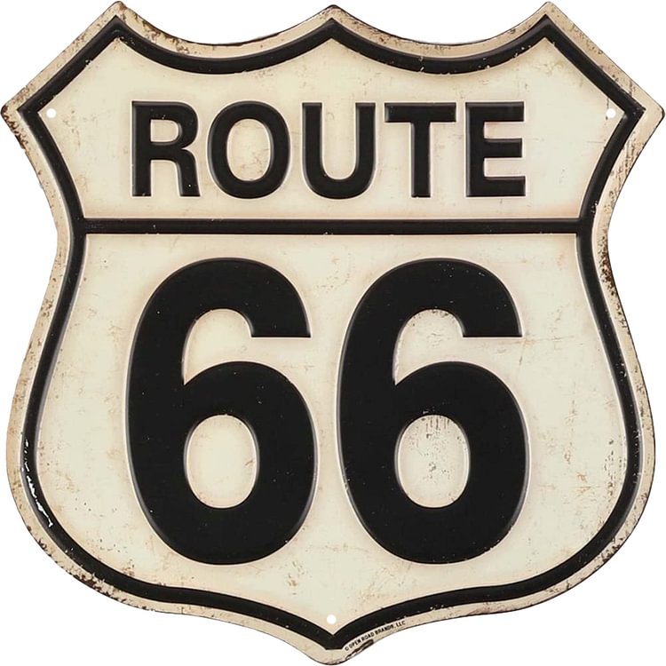 30*30cm - US ROUT 66 Road - Shield Tin Signs/Wooden Signs