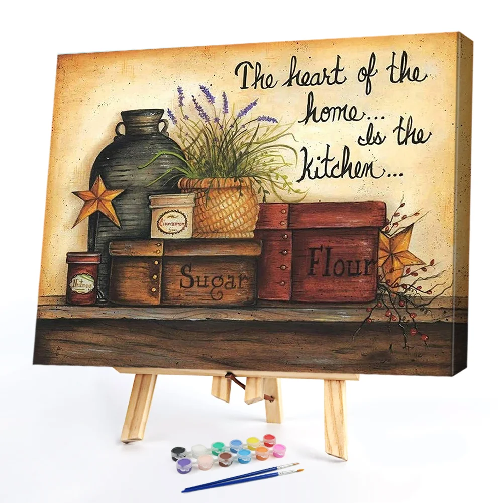 Kitchen Cooker - Paint By Numbers(50*40CM)