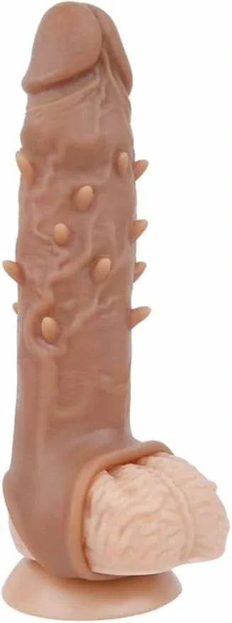 Reusable Condom and Soft Texture Sleeve Extender Sheath for Men