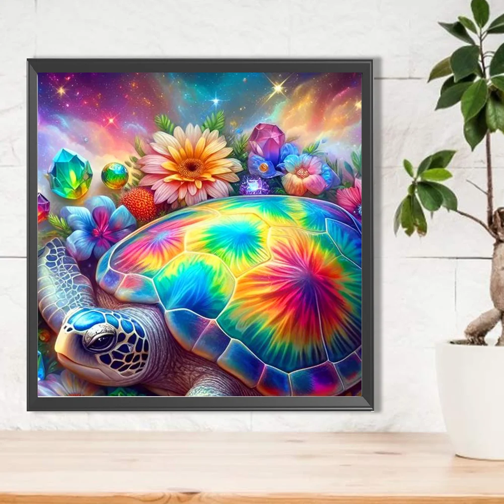 Partial AB Diamond Painting - Full Round Drill - Sea Turtle(Canvas|45*45cm)