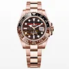 Rolex GMT Master II M126715CHNR-0002 Rose gold with a Tiger Iron Dial 40mm Super Clone