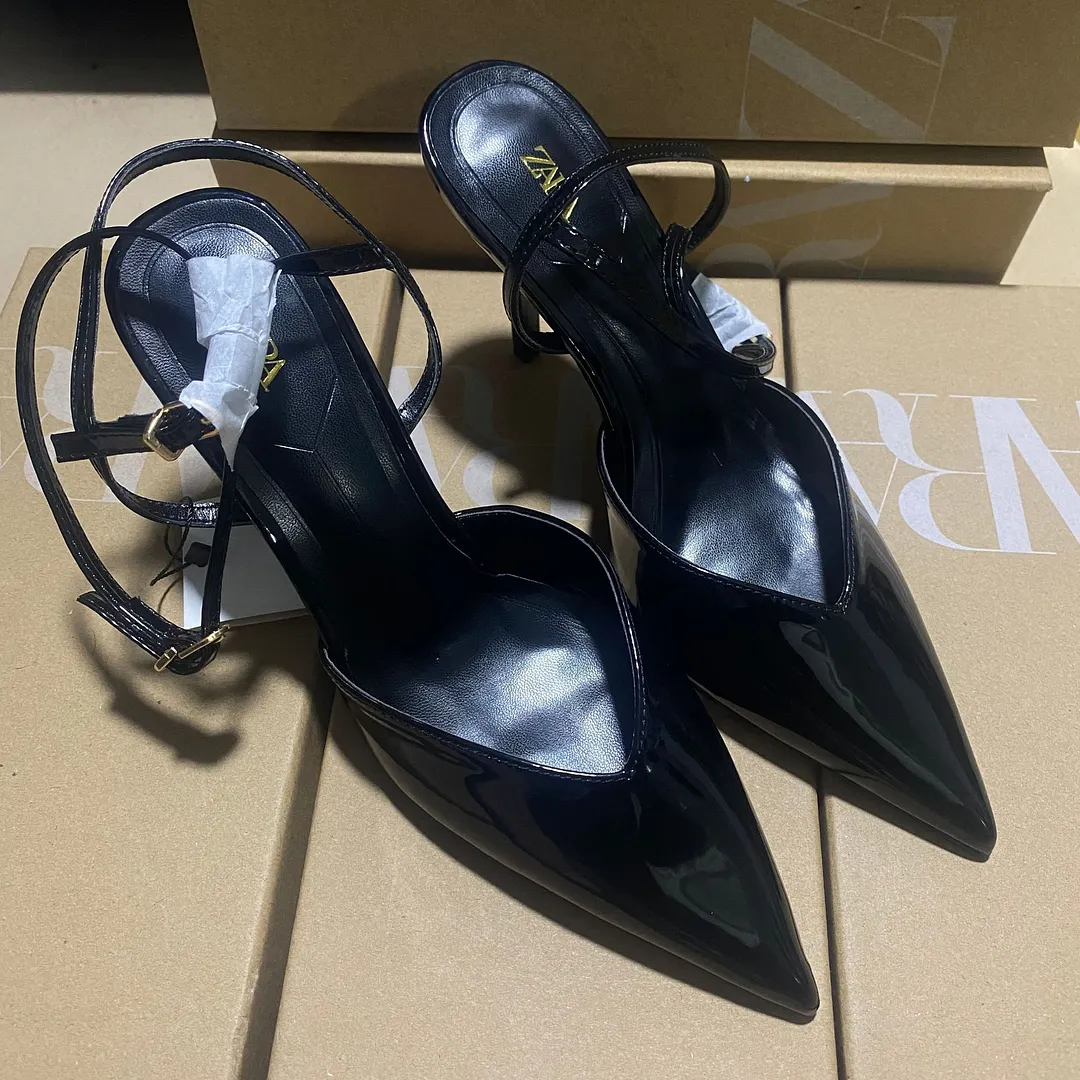 Breakj Breakj Home 2025 New Women's Shoes Low Heel Temperament High Heels High-Heeled Shoes Behind The Shallow Mouth Of Single Shoes