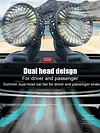 5/12/24V Air Circulator Fan 2 Speed Electric Car Fan for Car Truck SUV RV Cranes