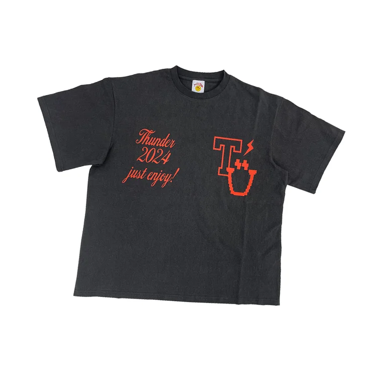 ATEEZ Thunder 2024 Pop-Up Store Pigment T-Shirt officialateezshop