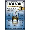 Liqueurs - Panneaux en &eacute;tain m&eacute;tallique(20*30cm/30*40cm)
