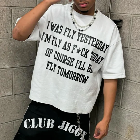 Sopula Fly Days Graphics Printed Cotton T-Shirt - SOPULA