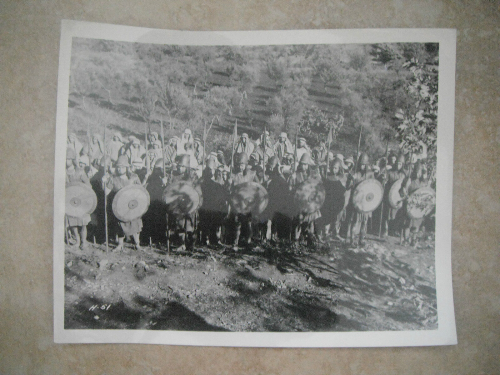 Herrod The Great 1960 Italy Purdom B&W 8x10 Promo Photo Poster painting Original Lobby Card #2