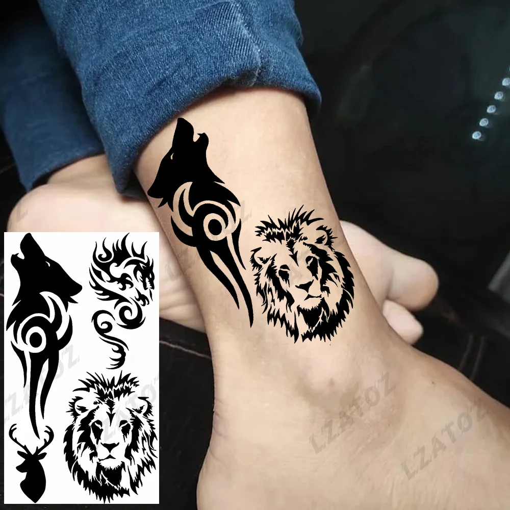 Sdrawing Eye Flower Temporary Tattoos For Woman Adults Rose Butterfly Tiny Fake Tattoo Sticker 3D Finger Waterproof Tatoos