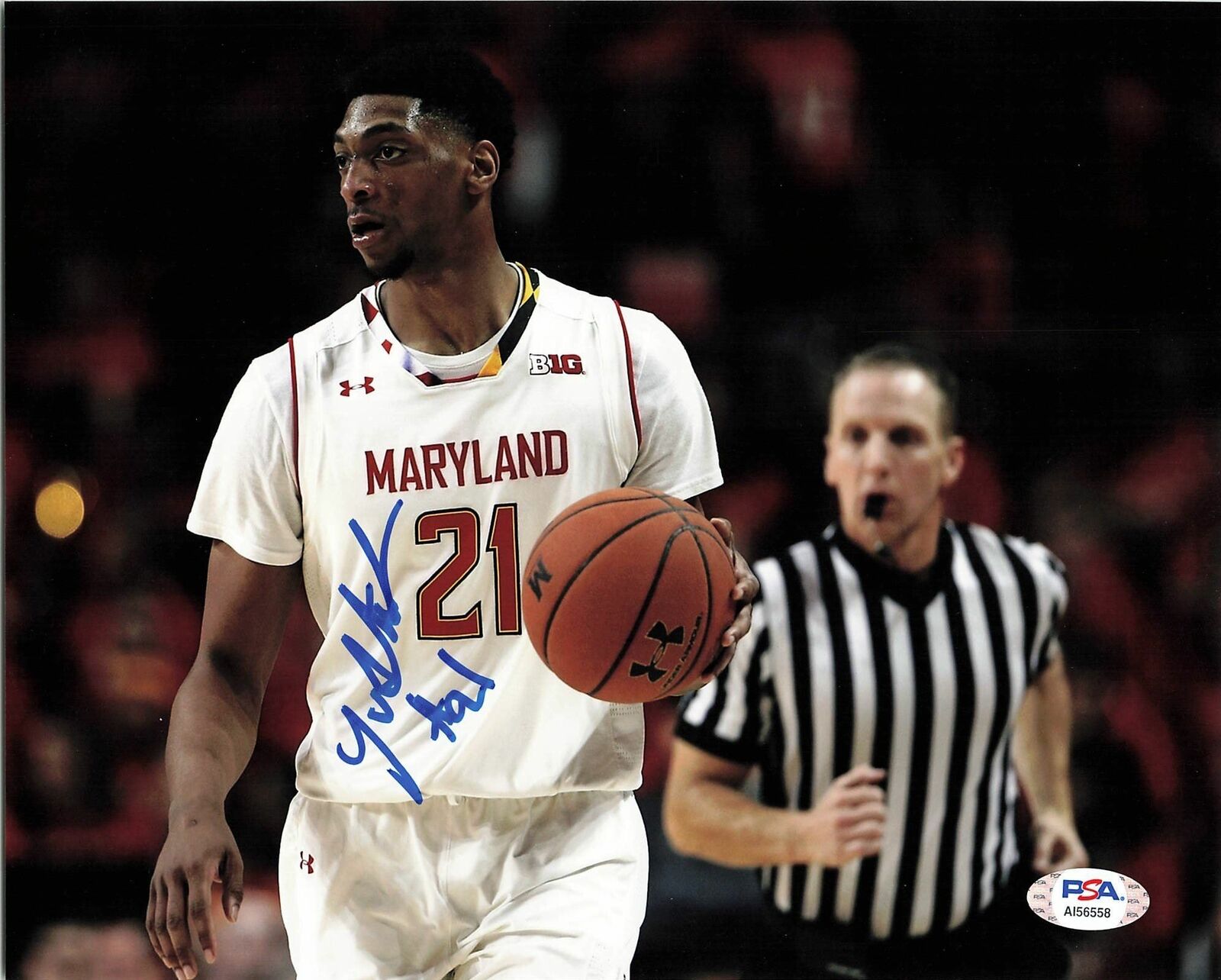 Justin Jackson signed 8x10 Photo Poster painting PSA/DNA Maryland Terrapins Autographed