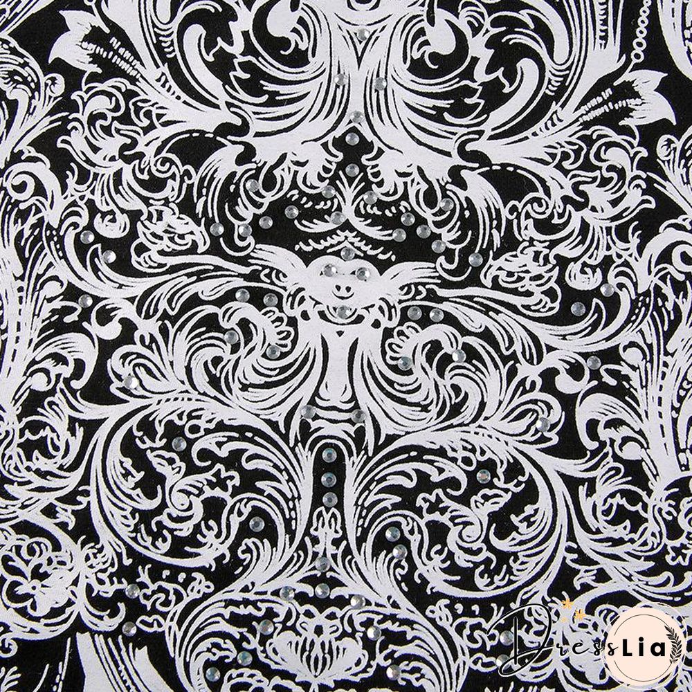 Vintage V Neck Printed Long Sleeve Shirt