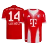 LUIS D&Iacute;AZ #14 Bayern Munich Home Authentic Soccer Jersey 2025/26