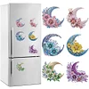 6pcs/set DIY Diamond Painting Fridge Magnetic Sticker Kits(Half Moon)