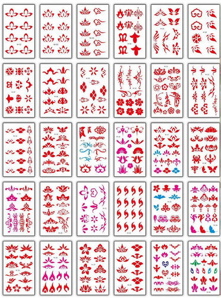 30pcs/lot temporary chinese tattoos set small fake tatoo boys black arm sleeve tattoo sticker words hand tattoo waterproof mens