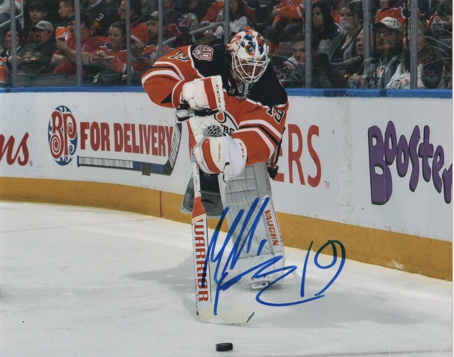 Edmonton Oilers Mikko Koskinen Autographed Signed 8x10 Photo Poster painting NHL COA #8