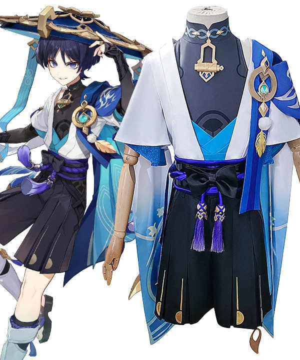 Genshin Impact Scaramouche The Wanderer Premium Edition Cosplay Costume