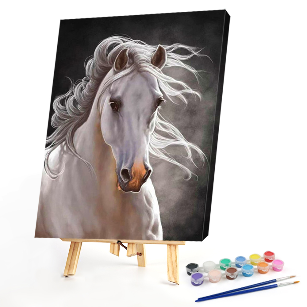 

40*50CM - Paint By Numbers - Fine Horse, 501 Original