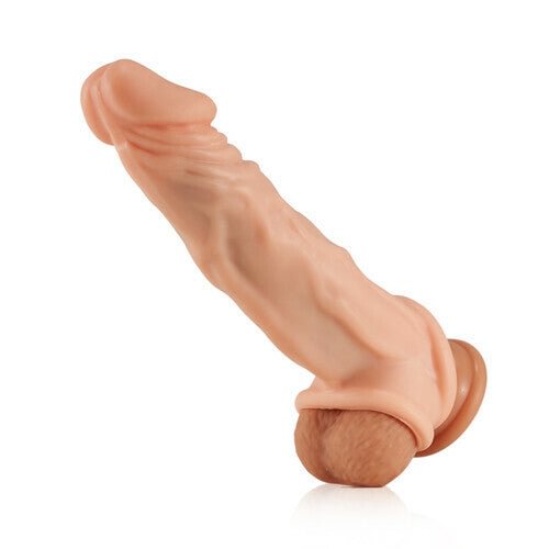 Hautfarbenes Kondom 18,5cm Fondlove
