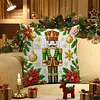 Christmas Nutcracker DIY 11CT Stamped Cross Stitch Pillow Cover Kit 45x45cm tapestrymarket