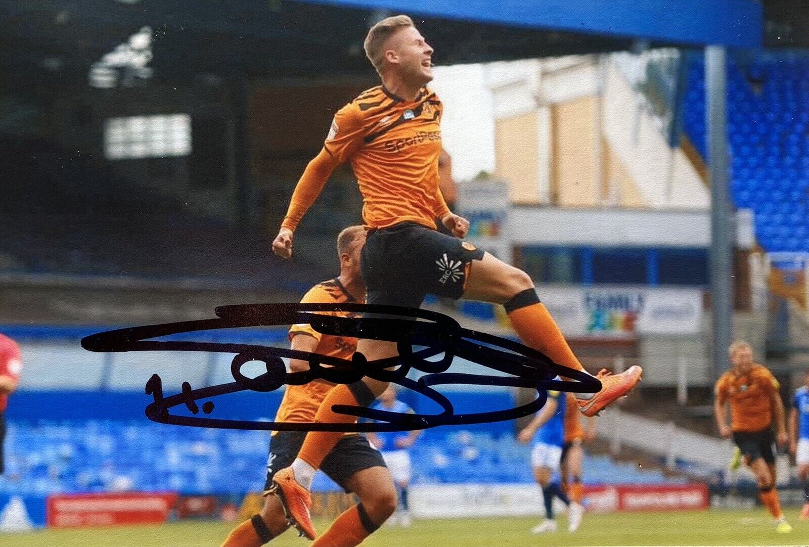 James Scott Genuine Hand Signed Hull City 6X4 Photo Poster painting 4