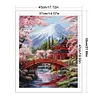 Snow Mountain And Plum Blossom-14CT Stamped Cross Stitch 45*55cm/17.72*21.65in tapestrymarket