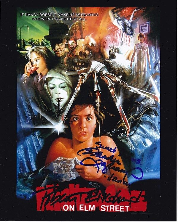 HEATHER LANGENKAMP & ROBERT ENGLUND Signed NIGHTMARE ON ELM STREET Photo Poster painting