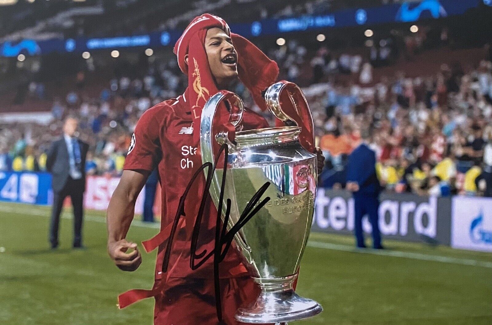 Rhian Brewster Genuine Hand Liverpool 6X4 Photo Poster painting 2