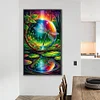 (40*70cm)DIY Full Round Drill Diamond Painting-Dragonfly