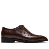 Men's Brogue Wingtip Oxford Shoes - Leather Sole