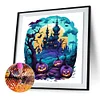 Diamond Painting-DIY Full Round Drill Halloween Pumpkin