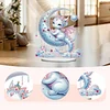 uk.everydayedeals DIY Acrylic Diamond Painting Desktop Tabletop Ornament - Dinosaur
