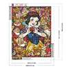 5D DIY Vollrundbohrer Diamantmalerei Schneewittchen Kit Wohnkultur 40x50cm