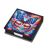 Unabh&auml;ngigkeitstag Schmetterling Leder Memo Pad Halter - 5d DIY Handwerk Aufbewahrungsbox