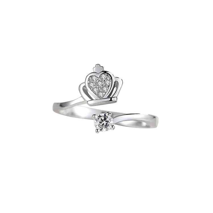 For Daughter - S925 Straighten Your Crown Sterling Silver Ring