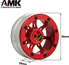 AMK 4pcs Aluminum Alloy 1.9 Wheel Rim 7-Spoke Wheels for 1/10 RC Crawler Axial SCX10 II 90046 TRX4 D90 TF2 Tamiya CC01 MST