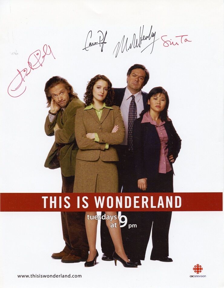 THIS IS WONDERLAND Cast Signed Photo Poster painting