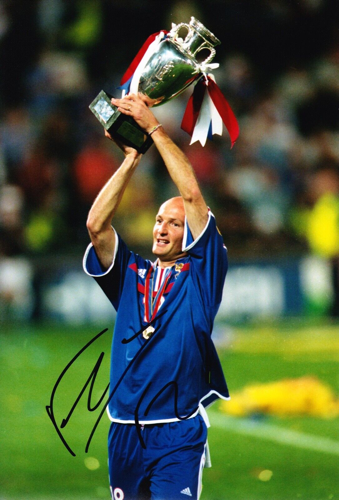 Frank Leboeuf Signed 12X8 Photo Poster painting CHELSEA F.C & FRANCE AFTAL COA (1734)