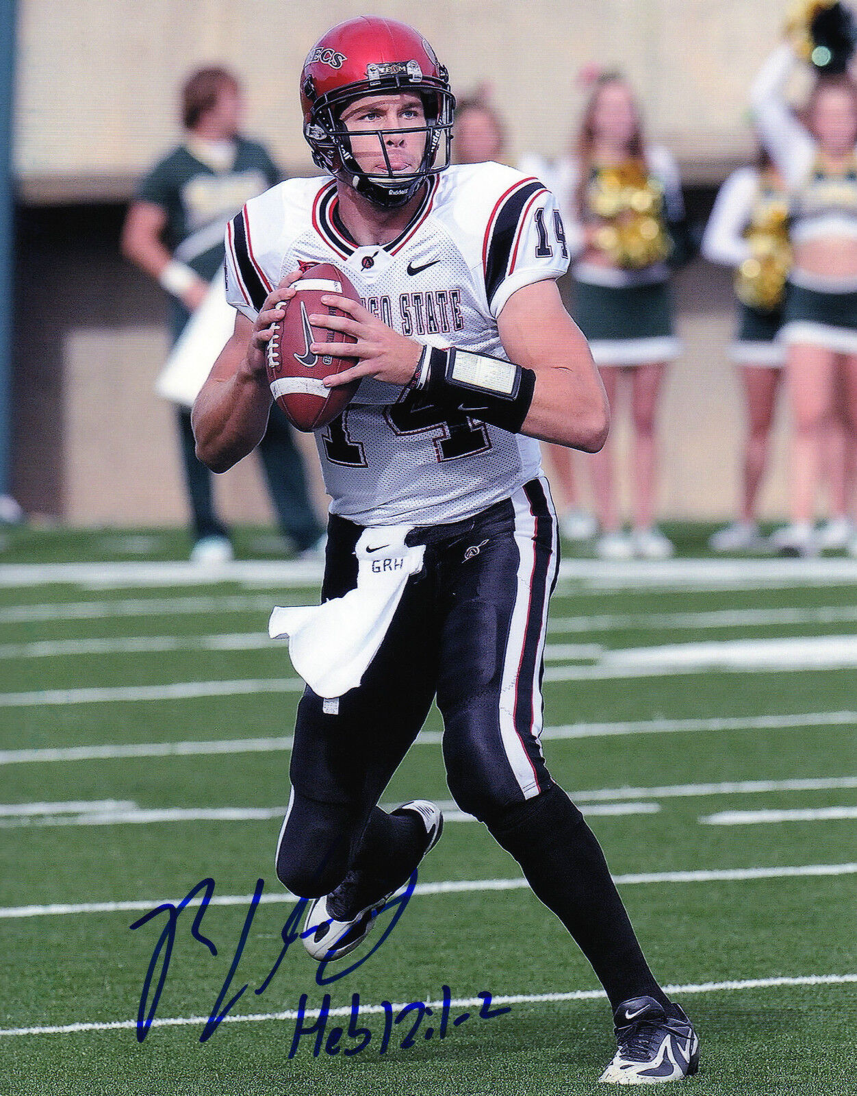 Ryan Lindley auto signed 8x10 autographed football Photo Poster painting San Diego State Aztecs