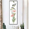 Bird Flower - 9CT Partial Beaded Cross Stitch Kit(16x53cm)