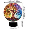 DIY 5D Diamond Painting Acrylic Life Tree  Night Light Lamp Home Decoration Ornament Gift Kit