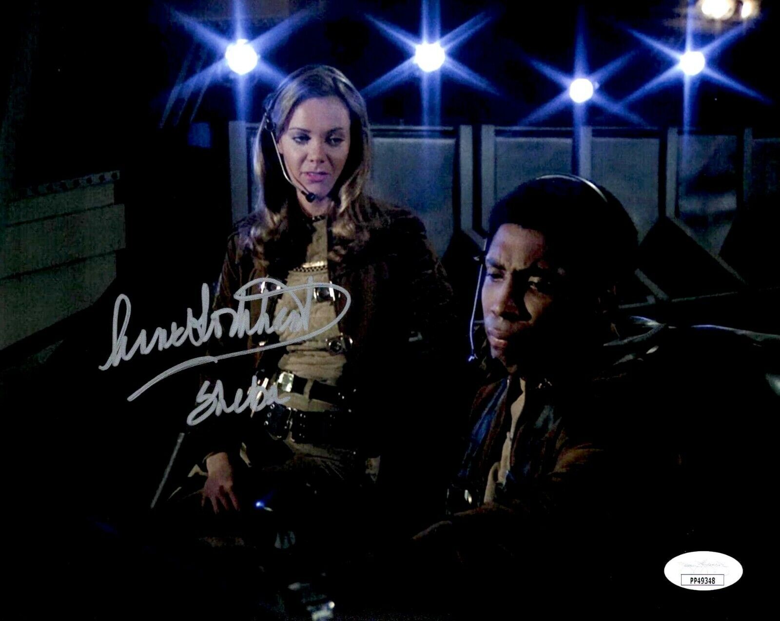 ANNE LOCKHART Signed BATTLESTAR GALACTICA 8x10 Photo Poster painting with JSA COA