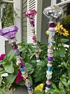 Beaded Fairy Garden Stakes / Home Decor