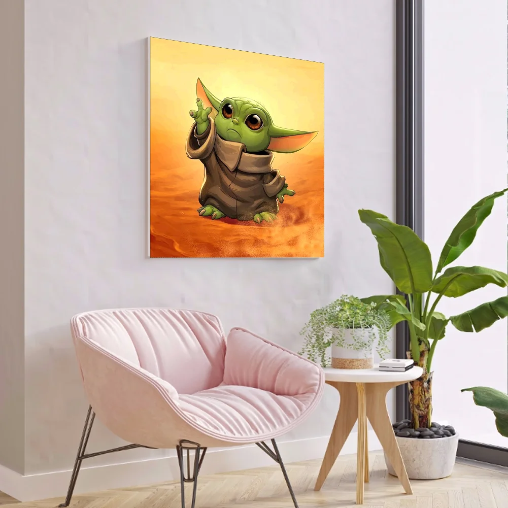 Diamond Painting - Full Round Drill - Yoda(30*30cm)