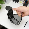 2 in 1 Clamp On Desk Cup Holder with Headphone Hanger Anti-Spill Table Cup Hook Easy To Install for Coffee Mups Water Bottles Headphones