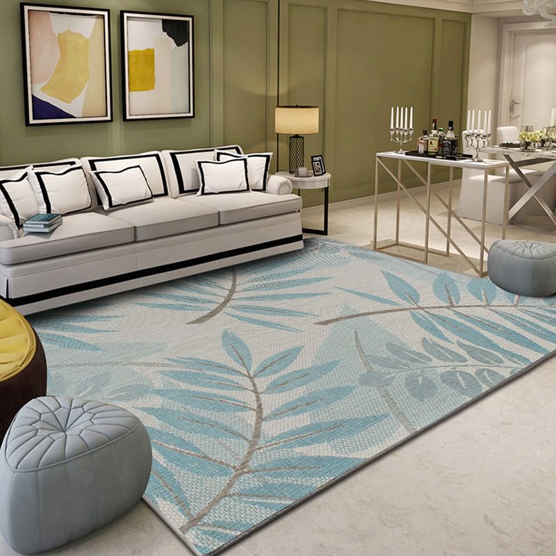 Plant Printing Living Room Simple Carpet-Besturer