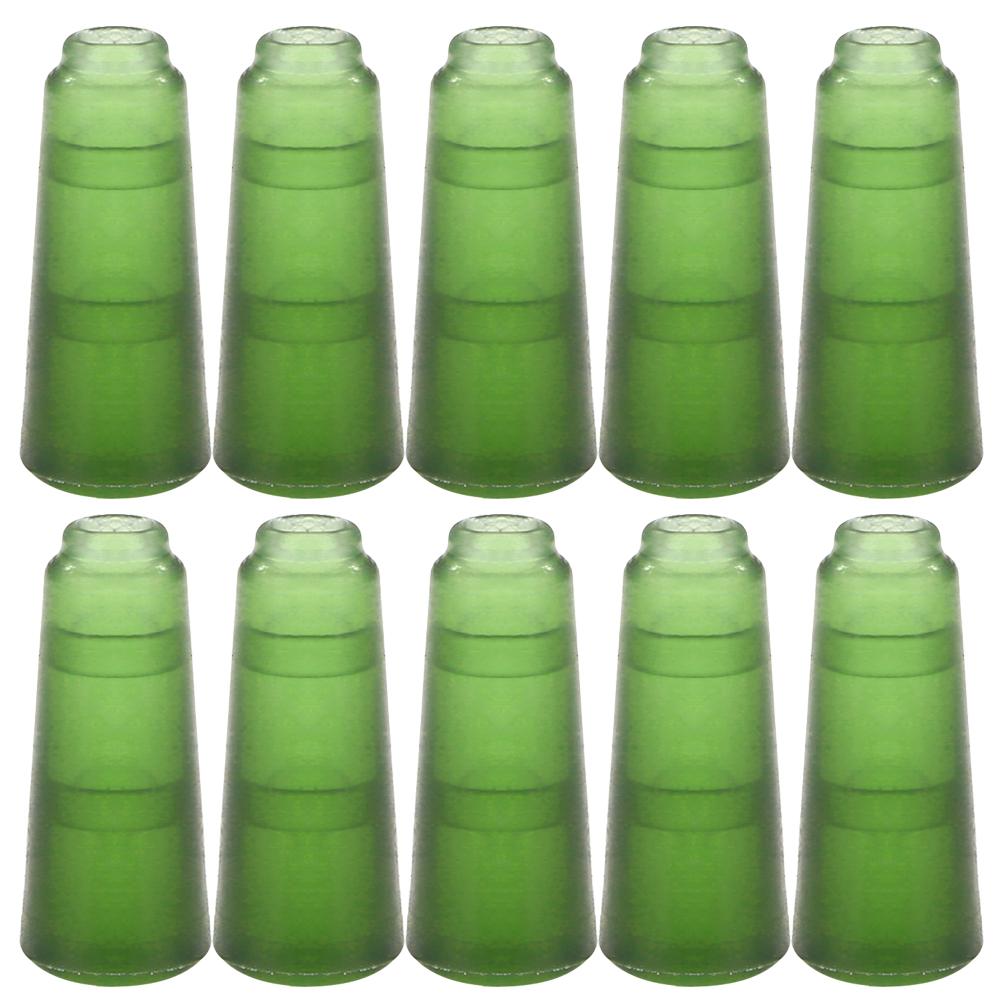 

10x Anti-tangle Rubber Connect Fish Hook Pointed Cap Sleeves Fishing Tackle, Green, 501 Original