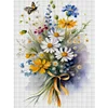 Daisy-11CT Stamped Cross Stitch 30*40cm/11.81*15.75in