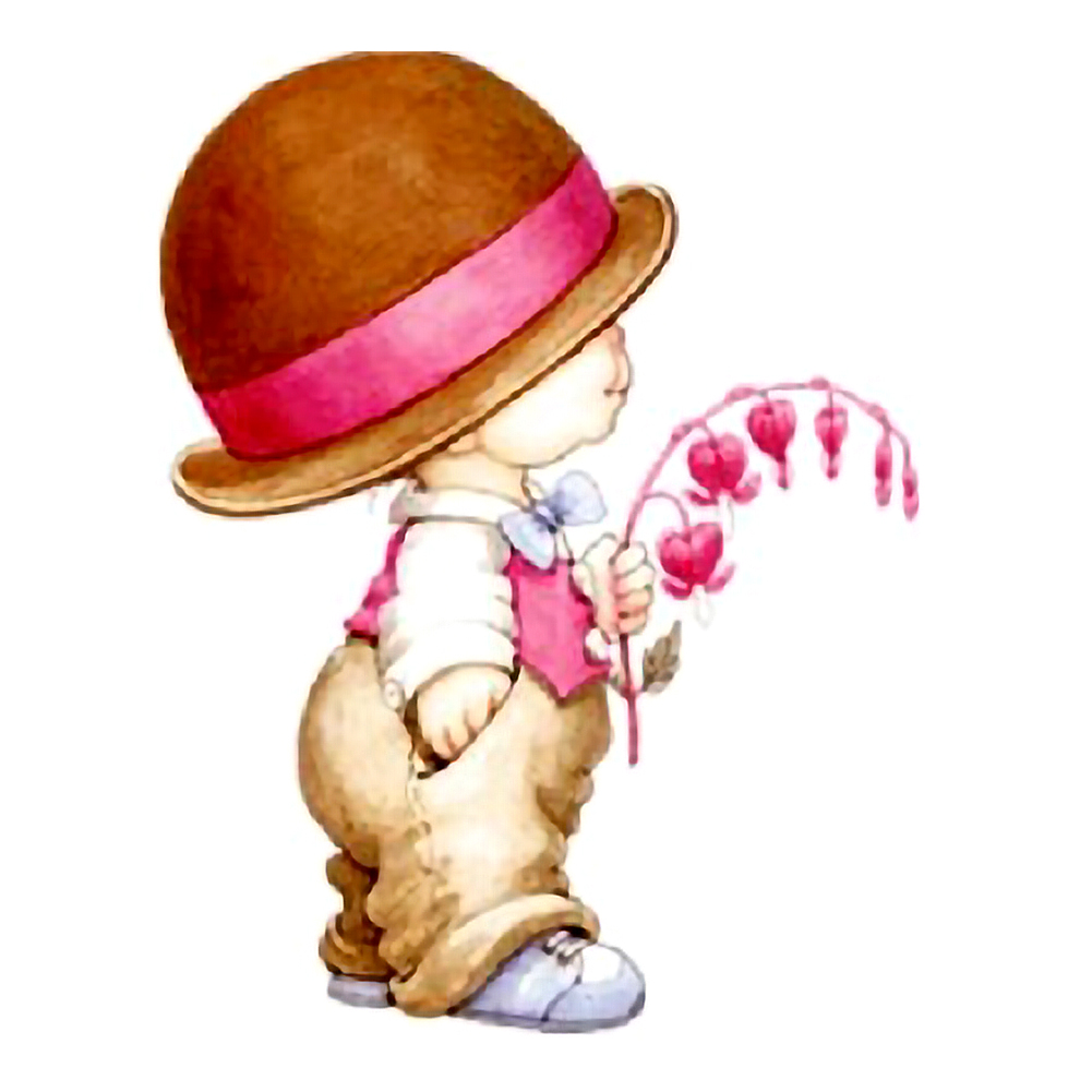 

30*40CM - 11CT Stapmed Cross Stitch - Yellow Hat Boy, 501 Original