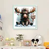 Winter Elk-11CT Stamped Cross Stitch 40*40cm/15.75*15.75in tapestrymarket